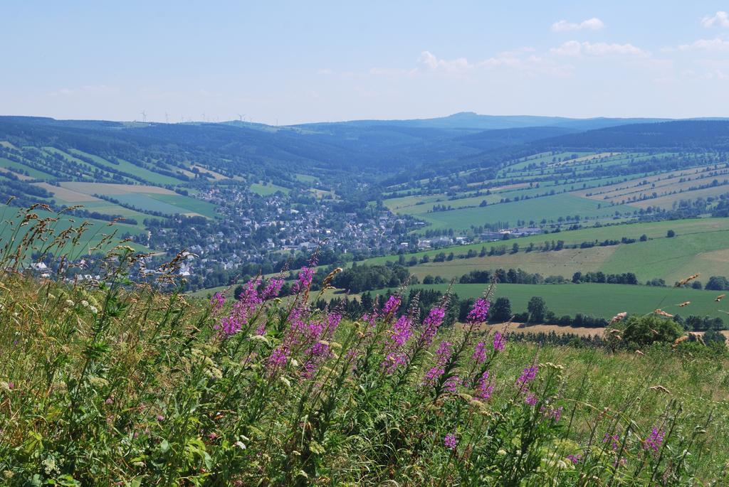 Familien-Ferienwohnung Haustein Konigswalde Oda fotoğraf